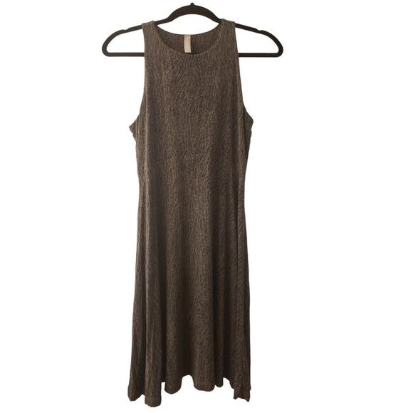 Athleta Santorini Thera Printed Dress Mojave Laurel Olive Print Size Small - Picture 1 of 5